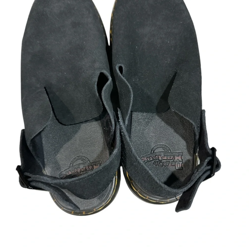 Dr. Martens Black Suede Mules - Picture 4 of 6